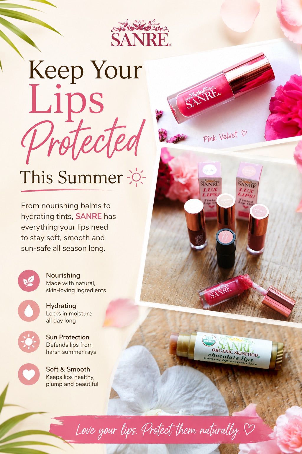 KEEP YOUR SUMMER LIPS PROTECTED!