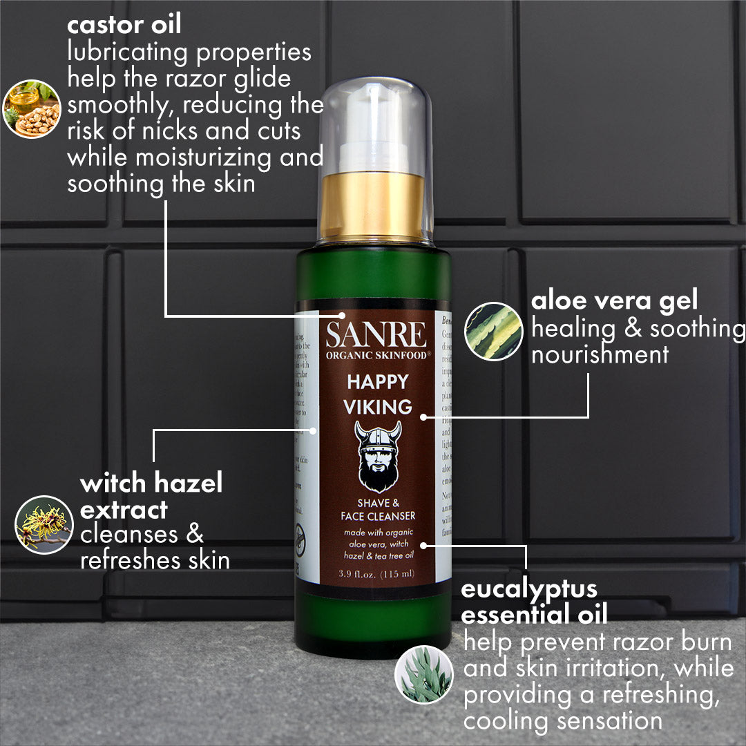 HAPPY VIKING SHAVE & FACE CLEANSER