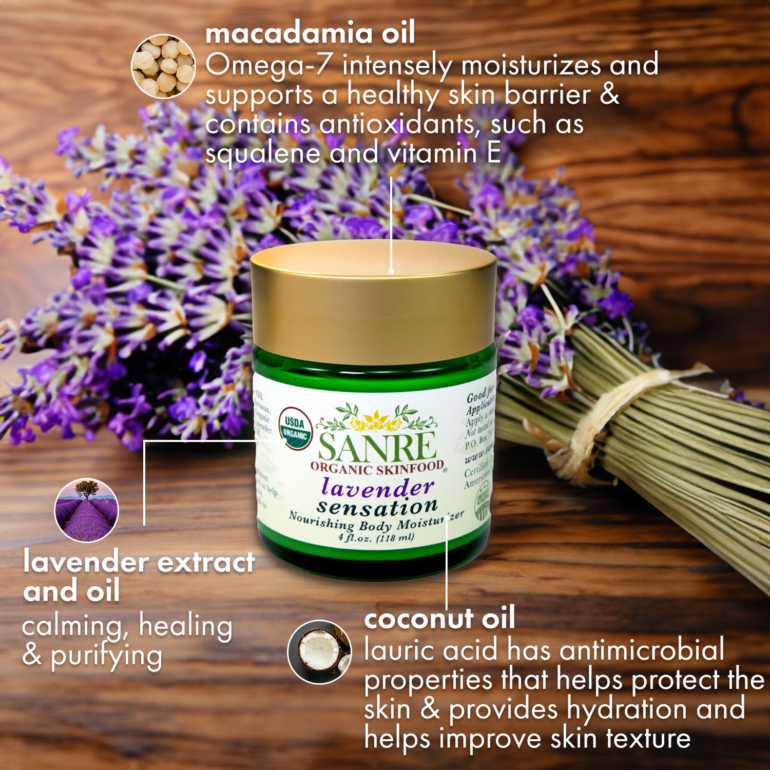 lavender flower skin benefits LAVENDER SENSATION – SanRe Organic Skinfood